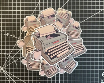 Typewriter Sticker