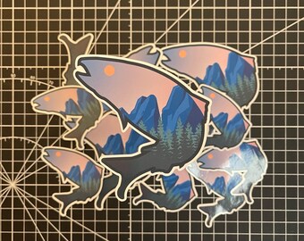 Salmon Decal