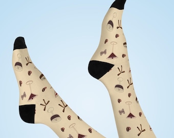 espresso martini socks, espresso martini gifts, espresso martini lover, espresso martini apparel, espresso martini, espresso cocktail socks