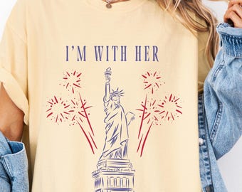 statue of liberty fourth of July shirt, retro patriotic tee, USA birthday shirt, Lady Liberty Shirt, vintage America t-shirt, nyc shirt