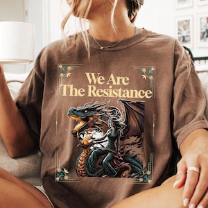 resist comfort colors shirt, resistance shirt, feminist t-shirt, women&#39;s rights tshirt, protest apparel, anti Trump tee, anti-patriarchy tee