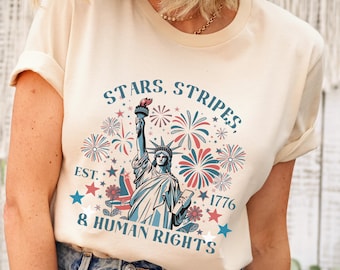 statue of liberty fourth of July shirt, retro patriotic tee, USA birthday shirt, vintage America t-shirt, Independence Day tShirt, happy 4th