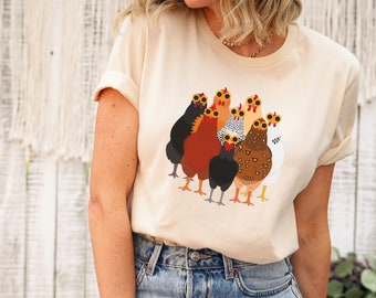 chicken breeds shirt, chicken lady shirt, chicken lover shirt,chicken shirt women funny,gift chicken lover,funny chicken shirt,chicken gifts