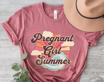 pregnant girl summer shirt, floral pregnancy tee, i'm pregnant gift, pregnant shirt, pregnancy reveal shirt, new mom shirt,mothers day shirt