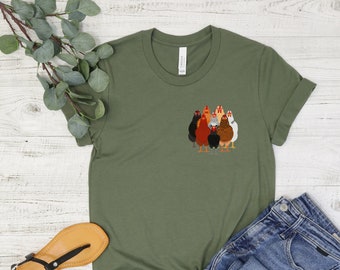chicken breeds shirt, chicken lady shirt, chicken lover shirt,chicken shirt women funny,gift chicken lover,funny chicken shirt,chicken gifts