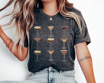 cocktail theme tee,espresso martini shirt, martini shirt,espresso martini,espresso martini tee, cute drinking shirt,day drinking tee