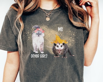 unisex possum shirt, opossum shirt gift, funny opossum shirt, cute opossum tee, opossum lover gift, opossum t shirt, possum t shirt,  possum