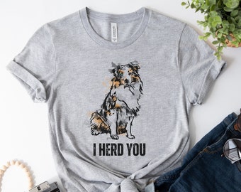 australian shepherd shirt, red merle australian shepherd, australian shepherd herding, aussie dog shirt,aussie mom,australian shepherd gifts