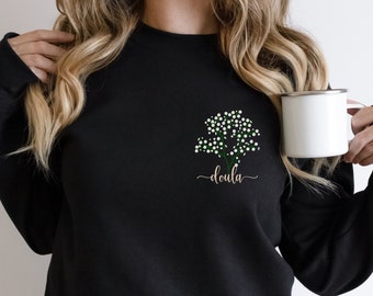 doula sweatshirt, new doula gift, doula thank you gift, birth doula shirt, doula shirts, doula midwife gift,gift for doula,doula gift,doulas