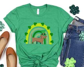 Dog St Patricks Day Shirt, Weiner Dog Shirt, Weiner Dog Mom, Weiner Dog Gifts, Dachshund T-Shirts, Dachsunds Shirts, St Patricks Day Shirts