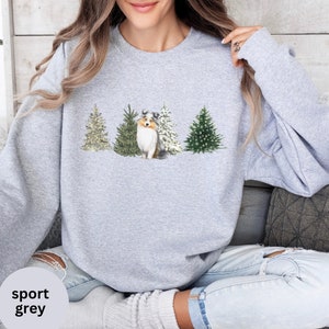 sudadera de Navidad sheltie, camisa de Navidad Sheltie, sudadera Sheltie, camisas Sheltie, Blue Merle Sheltie, Sheltie mamá, Shelties, Sheltie