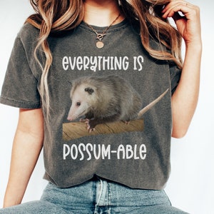 funny opossum shirt, cute opossum tee, opossum lover gift, opossum t shirt, possum t shirt, animal pun tee shirt, opossum funny animal shirt