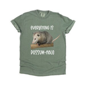 funny opossum shirt, cute opossum tee, opossum lover gift, opossum t shirt, possum t shirt, animal pun tee shirt, opossum funny animal shirt bild 7