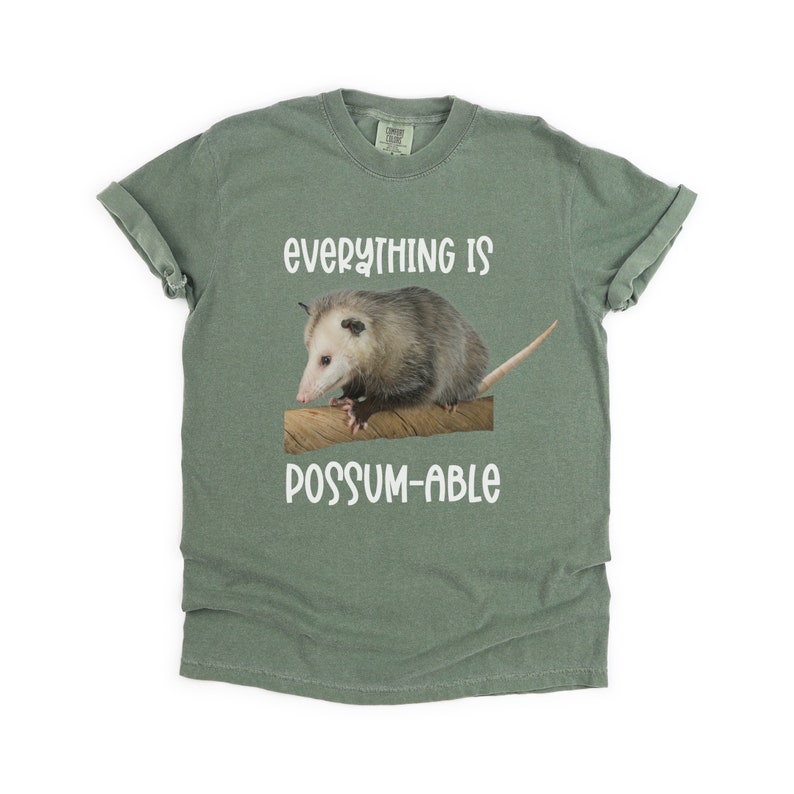 funny opossum shirt, cute opossum tee, opossum lover gift, opossum t shirt, possum t shirt, animal pun tee shirt, opossum funny animal shirt bild 7
