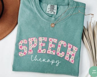 Speech Therapy Shirt, Speech Language Pathologist TShirt, SLP Gift, Communication Specialist Tee, Speech Therapist t-shirt, language teacher