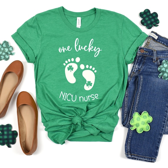 nicu St. Patricks day shirt, nicu st patricks day, NICU St Patricks Day Shirt, St Patricks day nicu shirt, nicu st patricks, One lucky Nurse