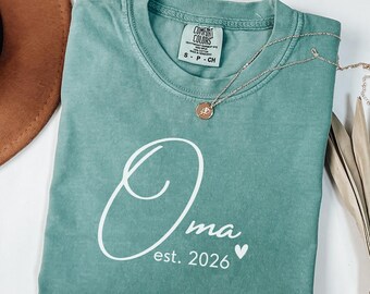 Oma Grandma Shirt, Oma T-shirt, Best Oma Ever Shirt, Oma Tee, Oma Birthday Gifts, Mothers Day Gift for Grandma, Grandma to Be Gift, Omi tee