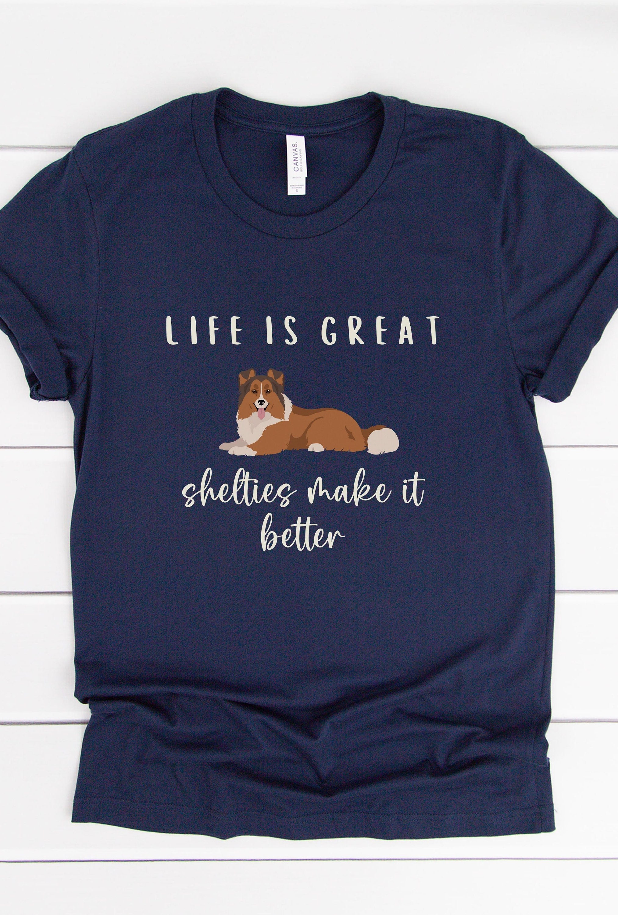 Sheltie Mom Sweatshirt - Herbstblätter Design Für Sheltie Liebhaber