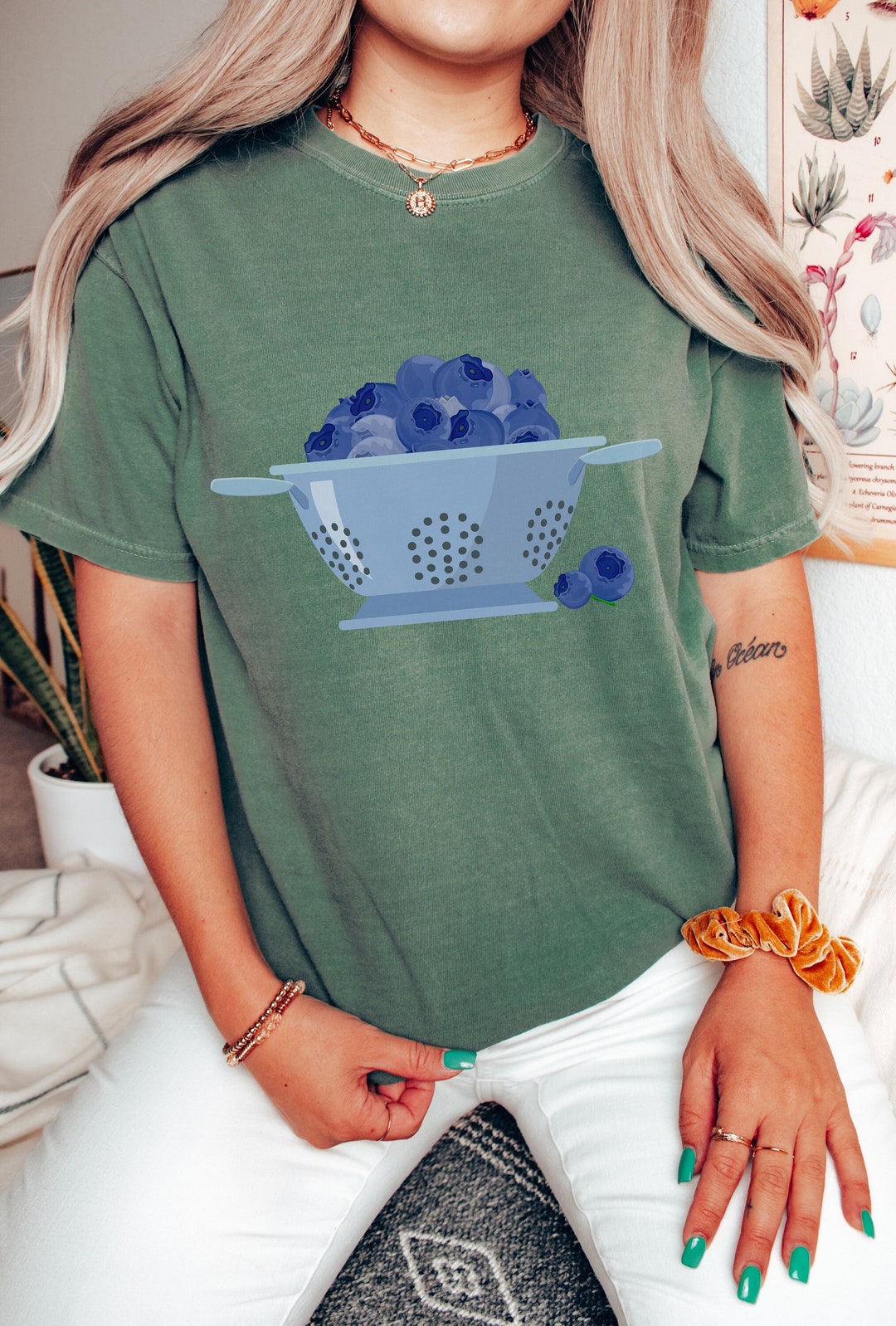 Blueberries Shirt Blueberry Tshirt Blueberry Etsy