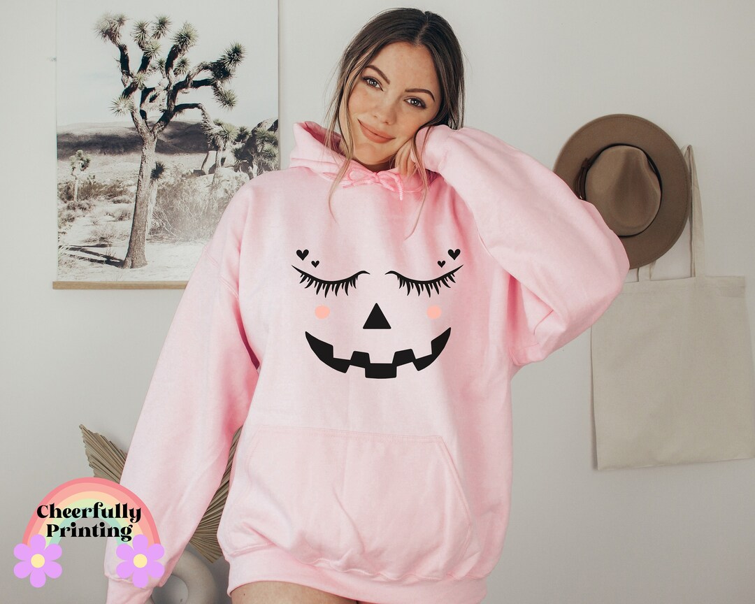 Fall Babe Hoodie Pumpkin Face Hoodie Pumpkin Face Sweater Etsy