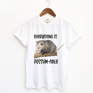 funny opossum shirt, cute opossum tee, opossum lover gift, opossum t shirt, possum t shirt, animal pun tee shirt, opossum funny animal shirt bild 9