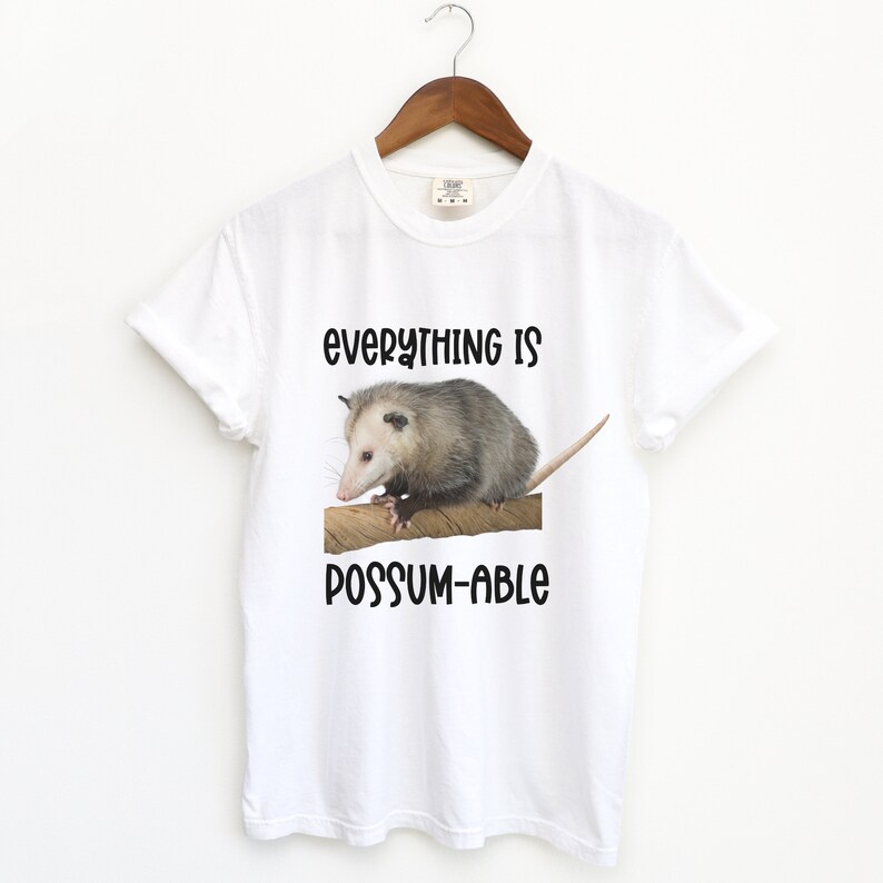 funny opossum shirt, cute opossum tee, opossum lover gift, opossum t shirt, possum t shirt, animal pun tee shirt, opossum funny animal shirt bild 9