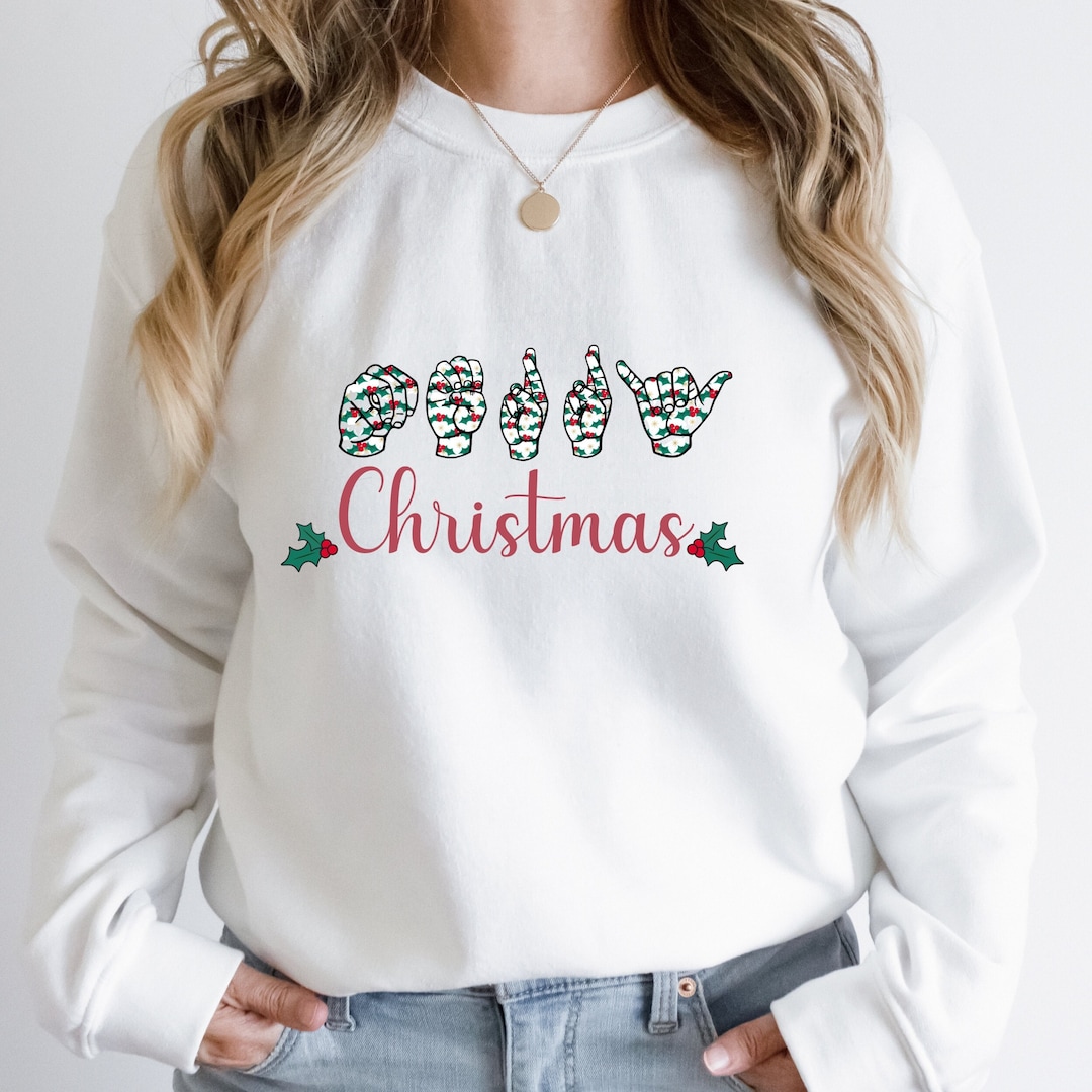 ASL Sweater, ASL Sweatshirt, Sign Language Sweatshirt, ASL Alphabet