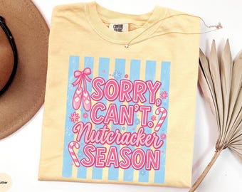 Nutcracker season ballerina shirt, Nutcracker dancer comfort colors shirt, ballerina t-shirt, dance teacher gift, holiday ballet shirt