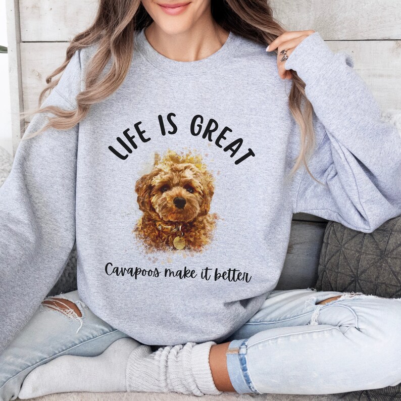 Cavapoo Shirt, Cavapoo Mom, Cavapoo Sweatshirt, Cavapoo Gifts, Cavapoo ...
