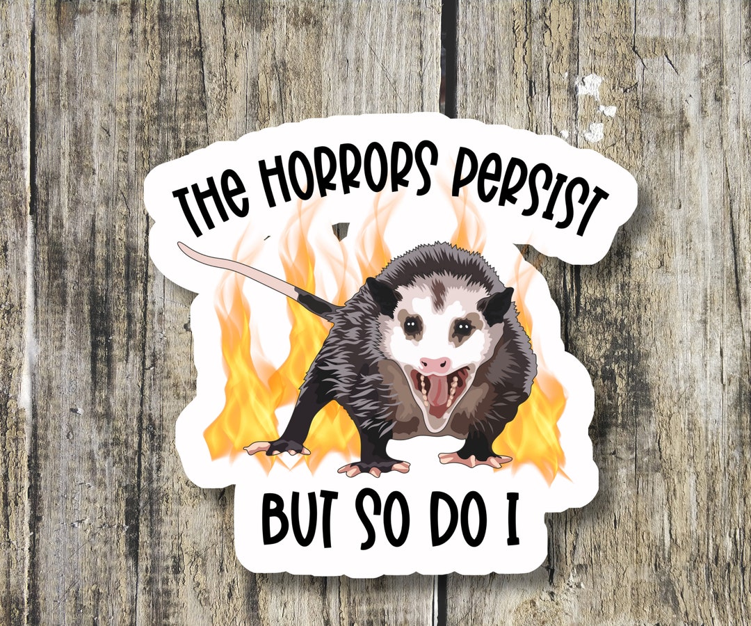 Funny Possum Sticker, Opossum Sticker, Possum Sticker, Meme Laptop ...