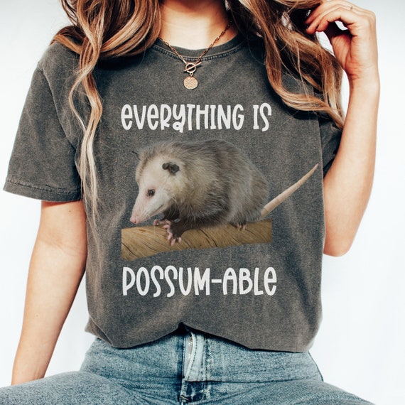 funny opossum shirt, cute opossum tee, opossum lover gift, opossum t shirt, possum t shirt, animal pun tee shirt, opossum funny animal shirt