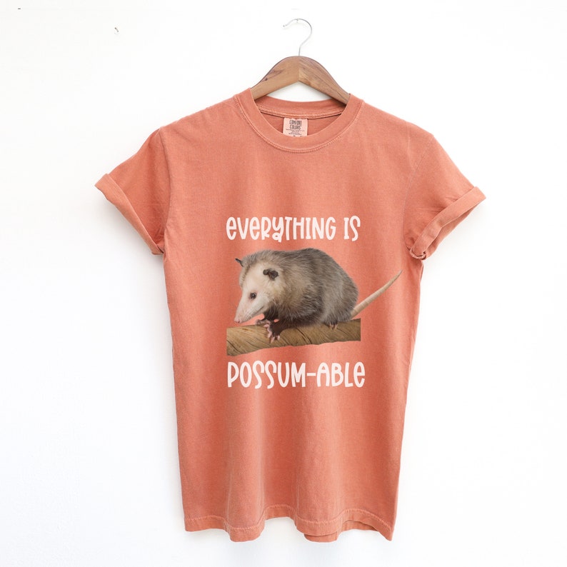 funny opossum shirt, cute opossum tee, opossum lover gift, opossum t shirt, possum t shirt, animal pun tee shirt, opossum funny animal shirt bild 8