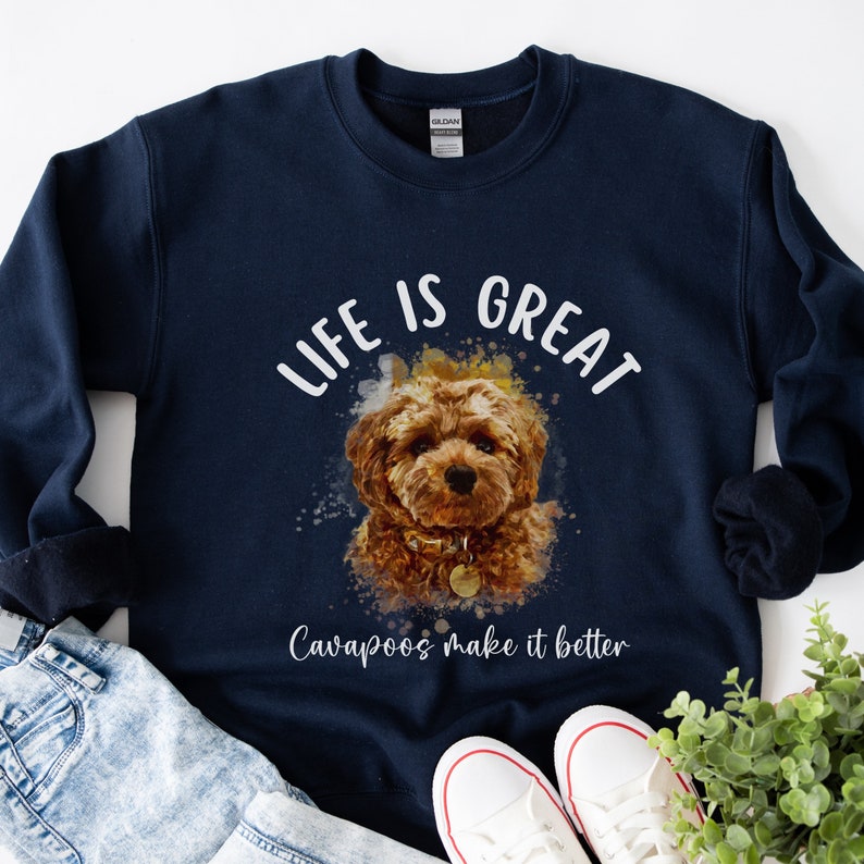 Cavapoo Shirt, Cavapoo Mom, Cavapoo Sweatshirt, Cavapoo Gifts, Cavapoo ...