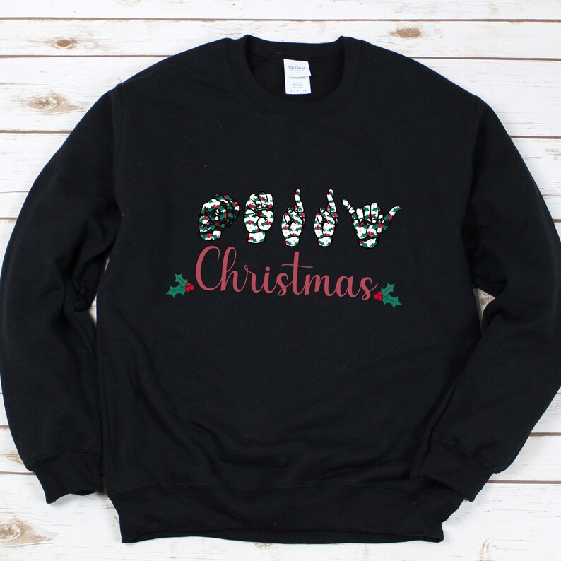 ASL Sweater ASL Sweatshirt Sign Language Sweatshirt ASL Etsy