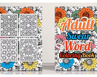 Adult coloring book swear words - Etsy France