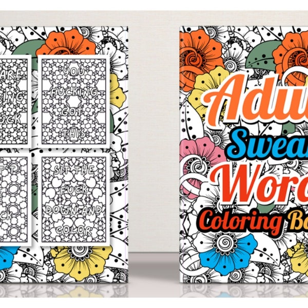 Swear Coloring Book - Etsy