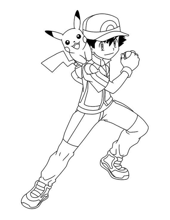 pokemon coloring pages book for children