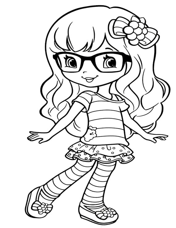 22 Strawberry Shortcake Coloring Pages (Free PDF Printables)