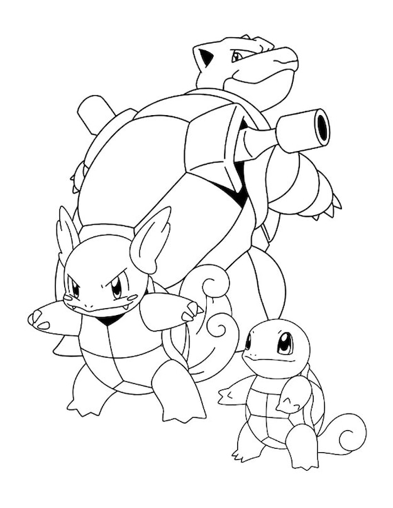 17 Pokemon Coloring Pages Kids Images, Stock Photos, 3D objects, & Vectors