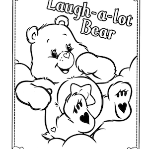 Care Bear Coloring Book, 28 Care Bear Pictures to Print for Children's ...