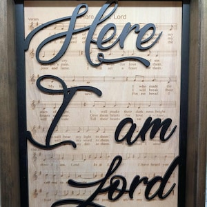 Here I am Lord Hymn-bestanden .svg .pdf .png .webp .dxf .jpg .tiff .ai