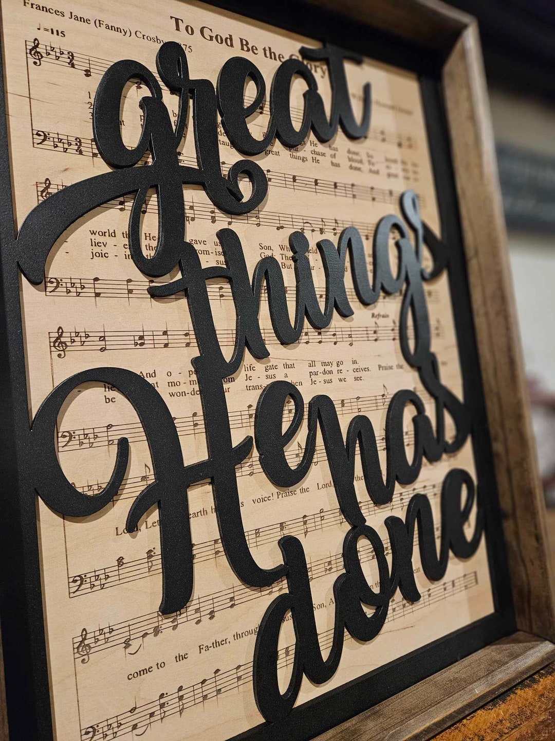 To God Be the Glory Hymn Files .svg .pdf .png .webp .dxf - Etsy
