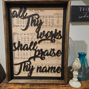 Holy Holy Holy Hymn-bestanden .svg .pdf .png .webp .dxf
