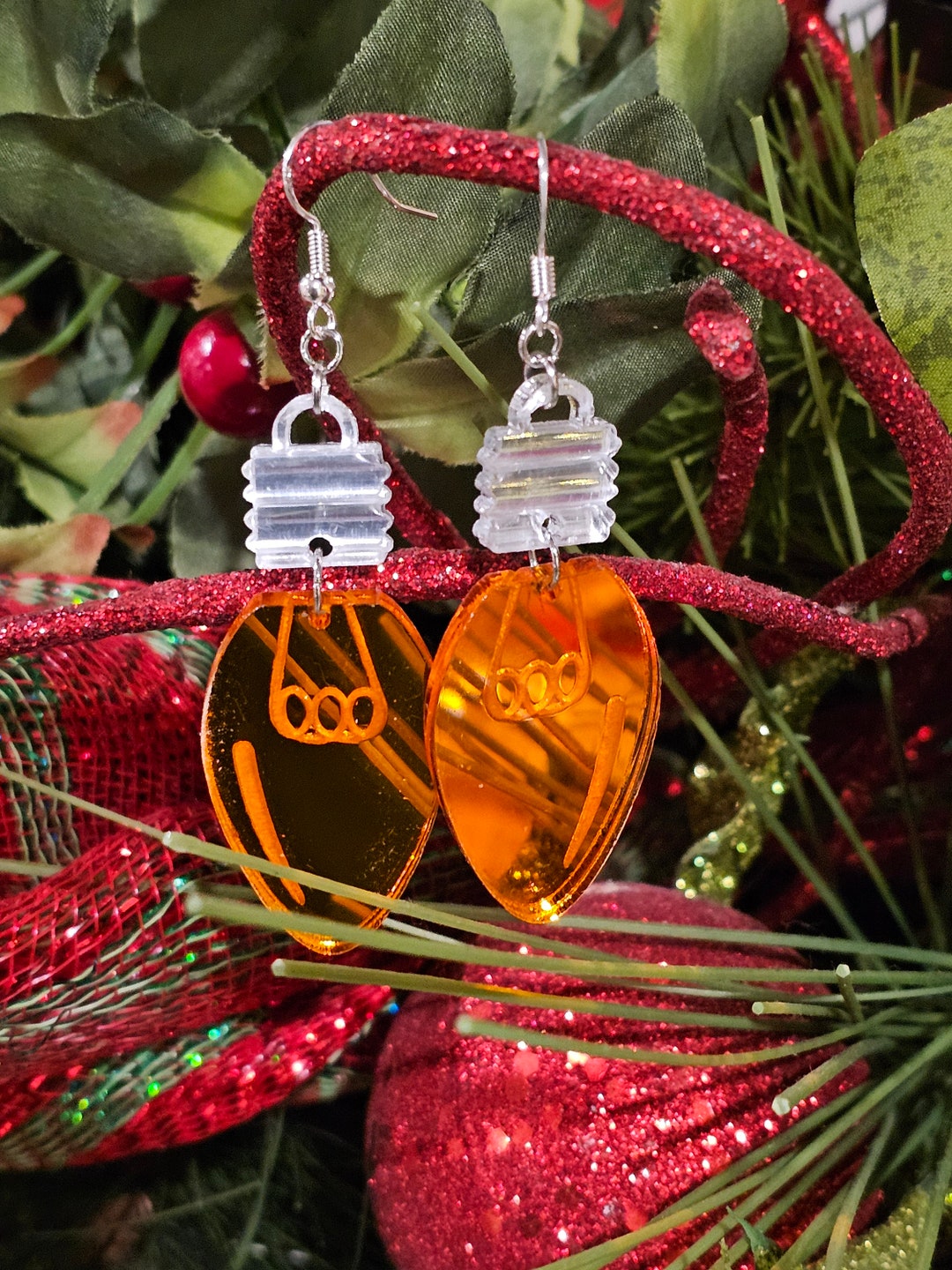 Christmas Light Earring Files .jpg .svg .png .pdf .webp - Etsy Japan