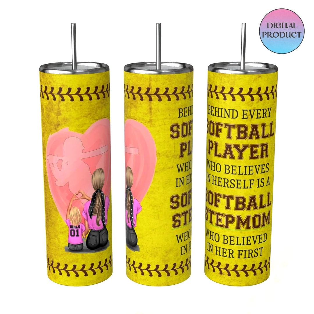 Behind Every Softball Player Is A Softball Stepmom Blond Hair Etsy