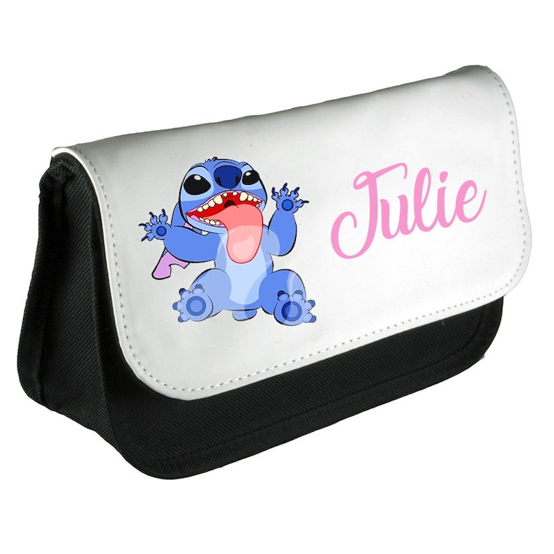 Trousse Personnalisée Ecole Crayon Stitch image 1