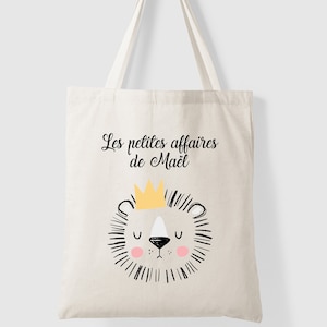 Tote bag Sac  Ecole les petites affaires lion