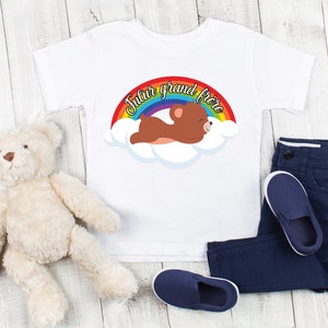 White T-Shirt for Boy Child Future Big Brother Cute Bear 2 4 6 8 10 12 years