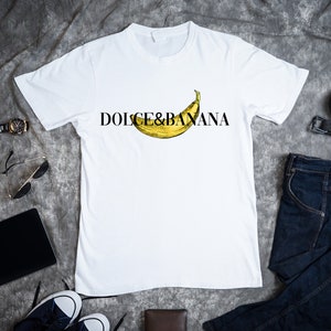 White T-Shirt for men Dolce Banana