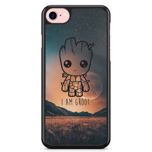 Hülle für iPhone und Samsung I Am Groot Mein Name ist Groot